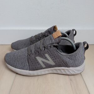 New Balance Fresh Foam Sport V1 Men 10.5 Gray Gum Shoes Sneakers Running MSPTLG1